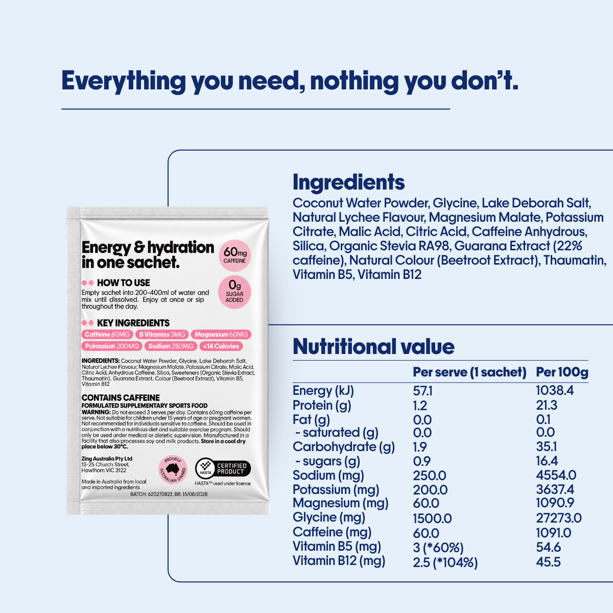 Everyday Energy Powder - Lychee