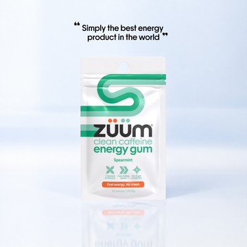 Clean Caffeine Energy Gum - Spearmint