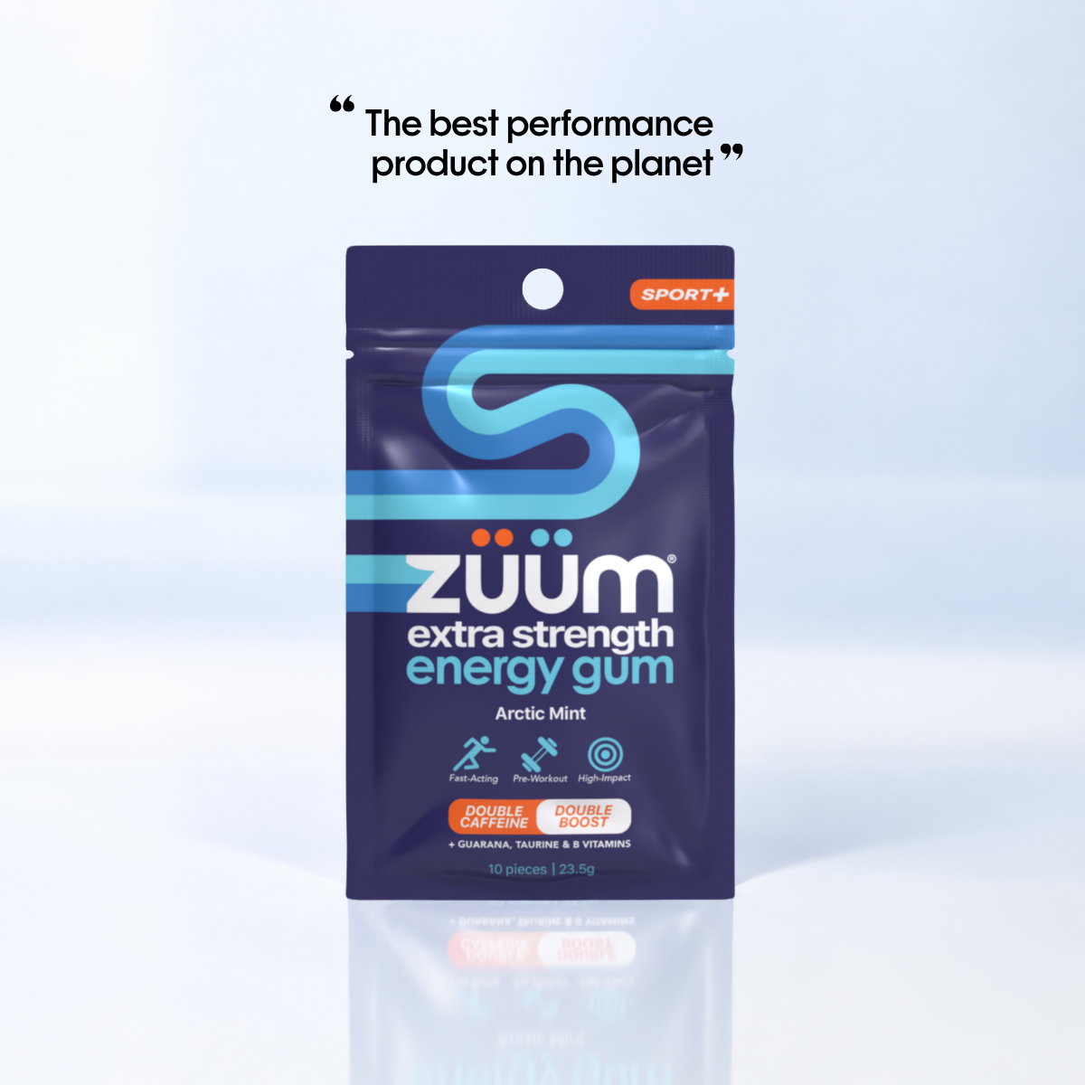 Extra Strength Energy Gum - Arctic Mint