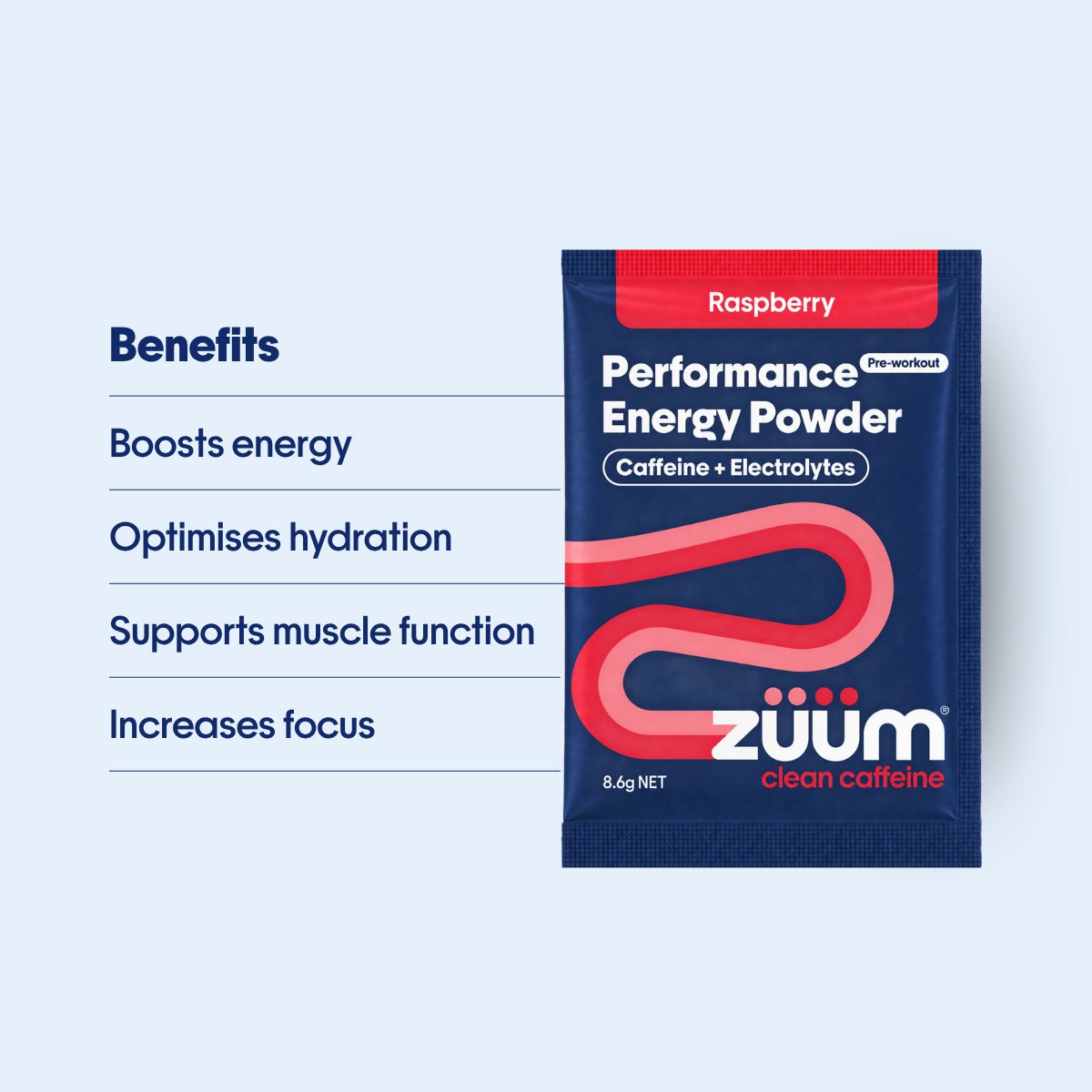 Performance Energy Powder - Raspberry