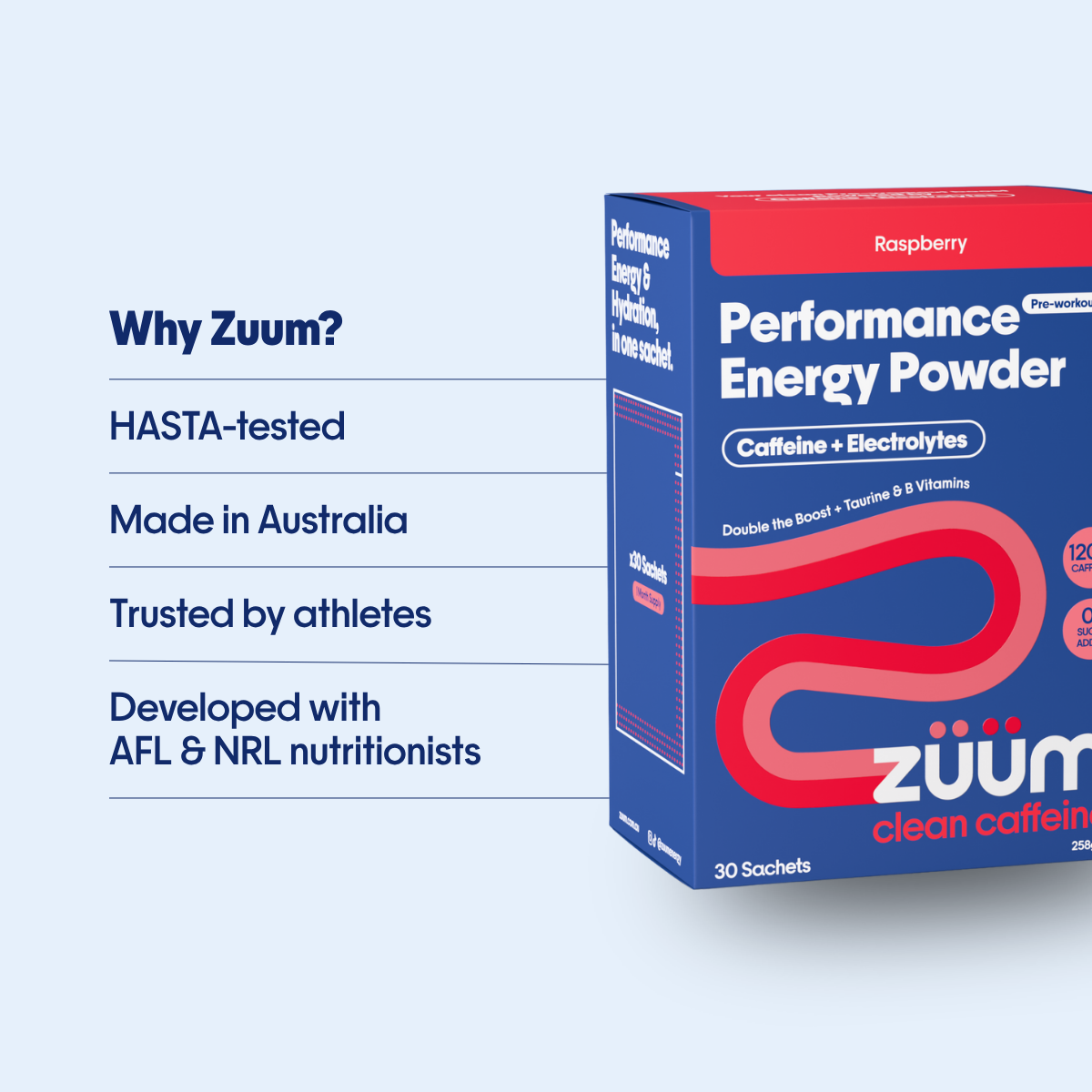 Performance Energy Powder - Raspberry