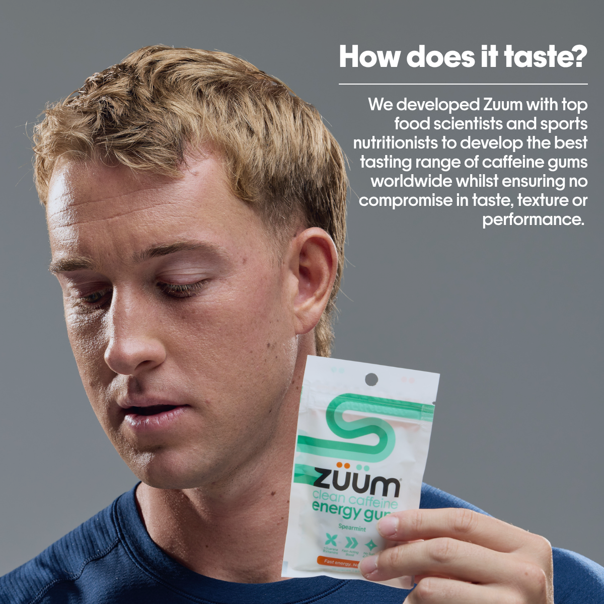 Clean Caffeine Energy Gum - Spearmint
